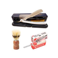 Feather Shaving Set