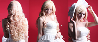 Cosplay hair wig