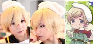 Cosplay hair wig