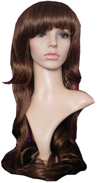 Synthetic hair wig