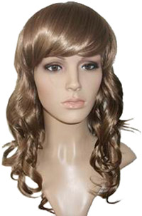 Synthetic hair wig