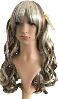 Synthetic hair wig