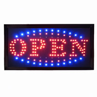 #2 LED Signboard Open 2