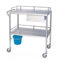 D-322 stainless steel instrument trolley 