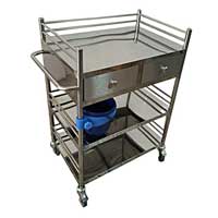 D-318S-2-000 stainless steel instrument trolley