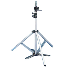 Tripod Holder with Stabilizing Pedal